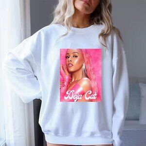 Doja Cat Unisex Rap Sweatshirts Minimal Photoshoot Style Sweatshirts